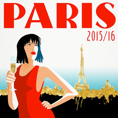 Design the cover of the next best-seller about Paris (France)