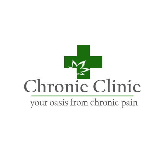 logo and business card for Chronic Clinic