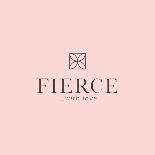 Conceito de logotipo bem feminino e forte