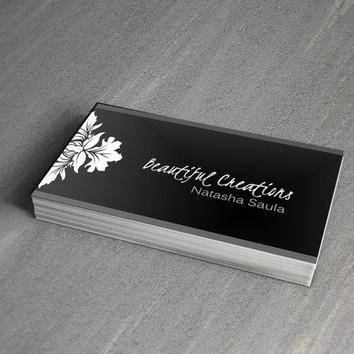 Business card for beautiful creations