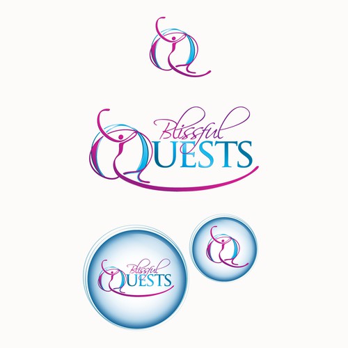 Create the next logo for Blissful Quests