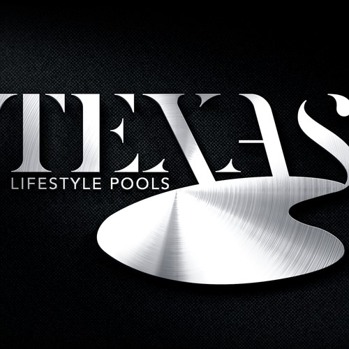 Logo design for luxury pool company. 