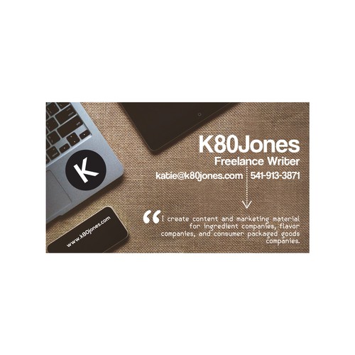 Business Card Design for K80 Jones