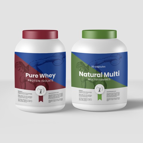 Packaging Concept for Protein Supplements 