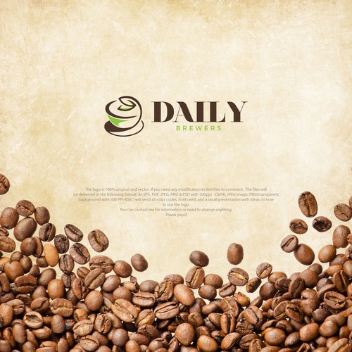 Dalily Brewers coffee shop logo