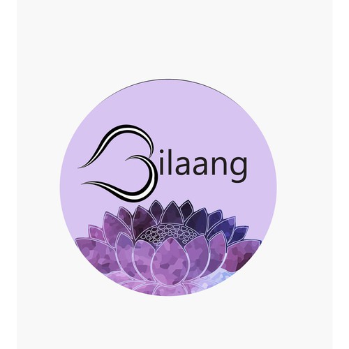 Yoga Lotus Flower Logo