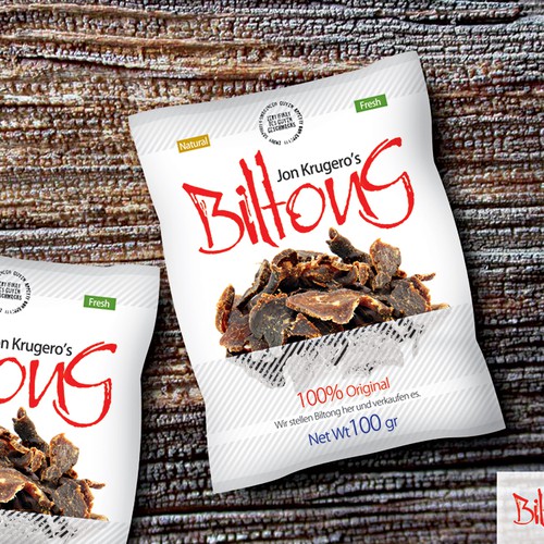 JON KRUGER´S Biltong - PRODUCT LABEL WANTED