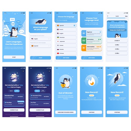 Language Learning Mobile App