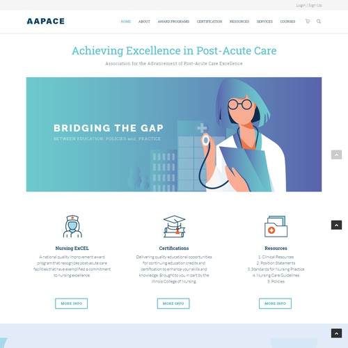 Website Design For AAPACE