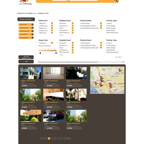 Dsign Incrdbly Simple Landing Page for FuNkY Apt Rental Site