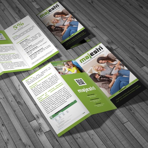 Help Majestri Pty Ltd with a new brochure design