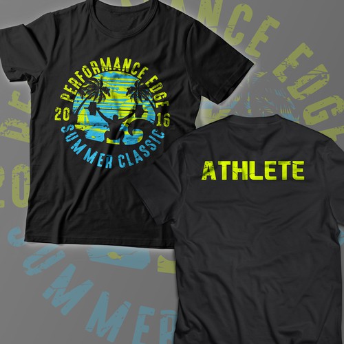 T-shirt design for Performance edge summer classic 2016 