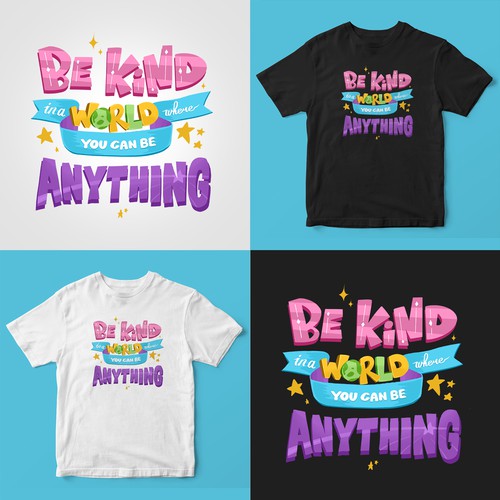 Be Kind T-shirt Design