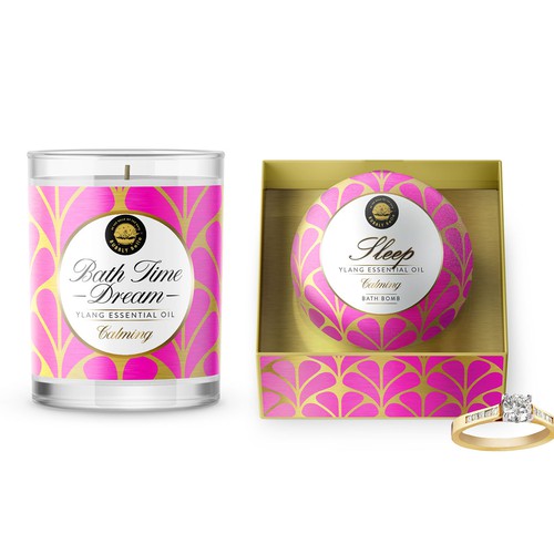 Bath Products Labels Design