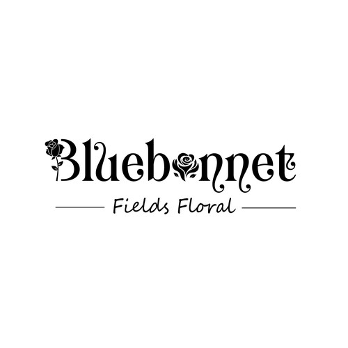 Bluebonnet Flower Shop Logo