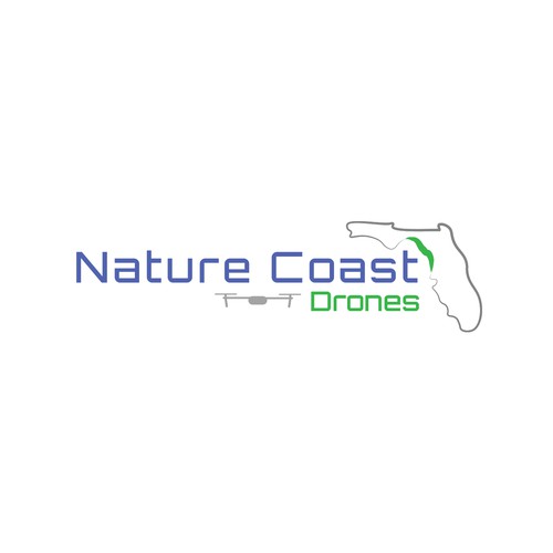Logo concept for drone photography company in Florida