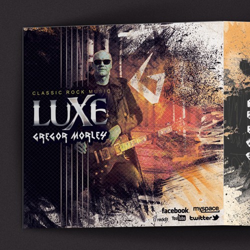 Design an Album Cover for the upcoming debut Rock CD "LUXE" from GREGOR MORLEY