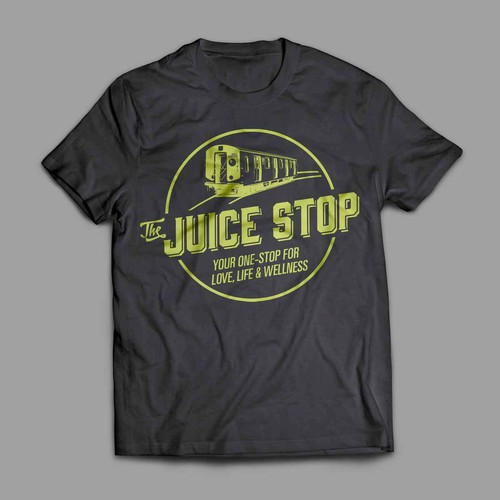 The Juice Stop logo design 