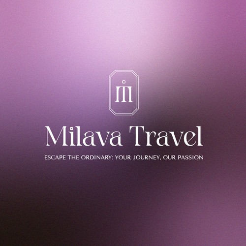 Logo concept for a travel company