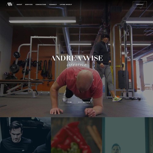 Squarespace Website for Andrea Wise