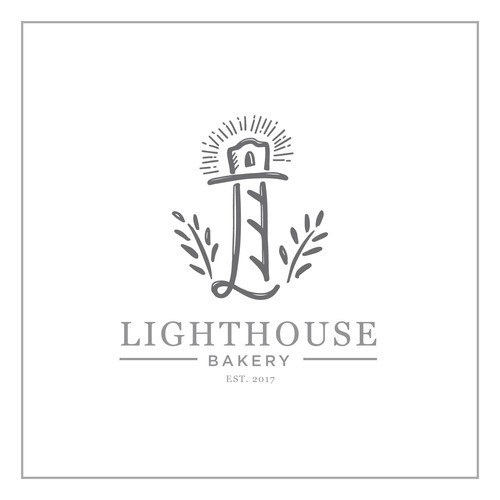 Lighthouse Bakery Concept Logo