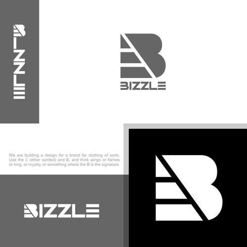 Bold logo concept for BIZZLE.