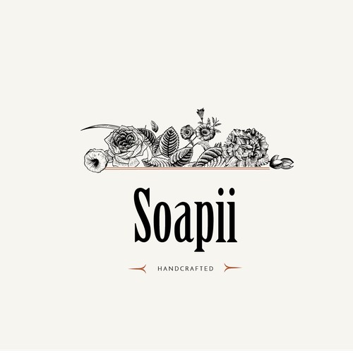 logo concept for handmade soap