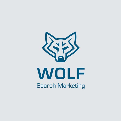 Hand crafted wolf logo