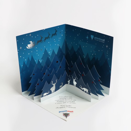Pop-up christmas card