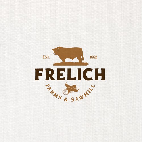 Vintage logo for an old farm