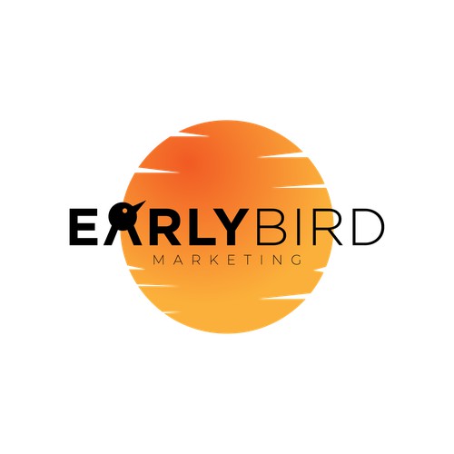 bold logo for Earlybird marketing firm