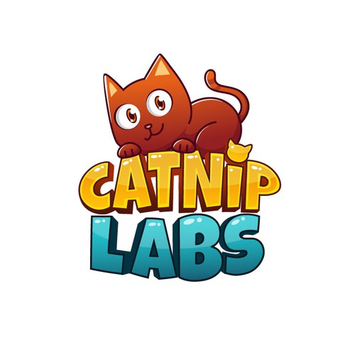 Fun cat logo for Catnip Labs