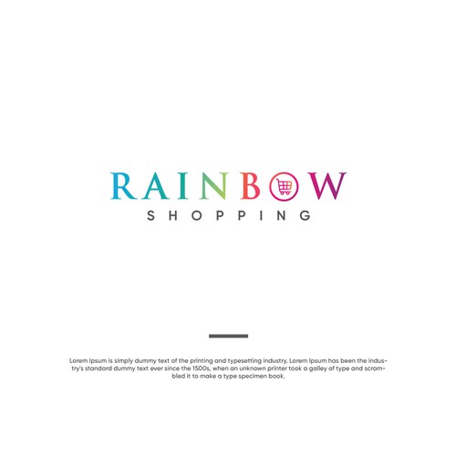 Rainbow shopping