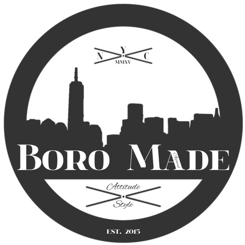 Logo for start-up hip-hop apparel line "Boro Made" 