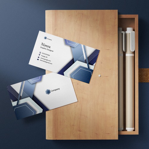 Modern Minimalistic Business Card Design