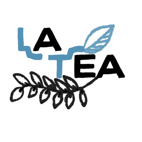 La Tea food and drink logo