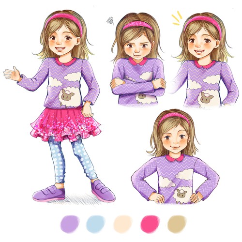 Picture Book Character - Little Girl