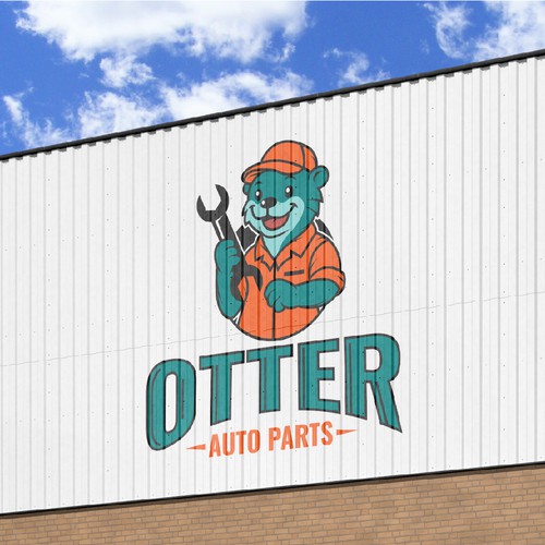 Attention Grabbing Mascot Logo For Auto Parts Ecom Store