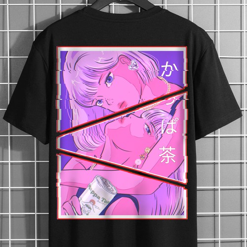 Hand Drawn Anime T-Shirt