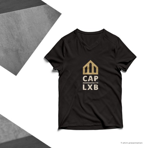 CAP LXB flat logo design