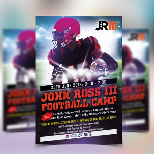 Football Camp Flyer Design