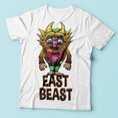 The East Beast - a fun mascot for an elementary school