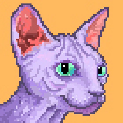 NFT Cat Character Design