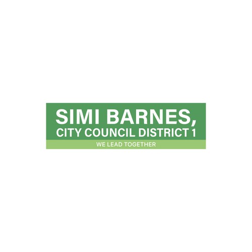 Simi's yard sign logo design