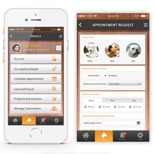 Pet Industry Mobile App Concept