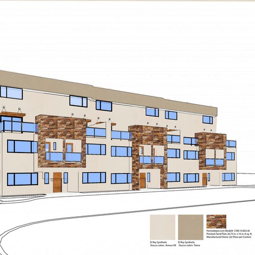 Elevation Proposal for Townhouse