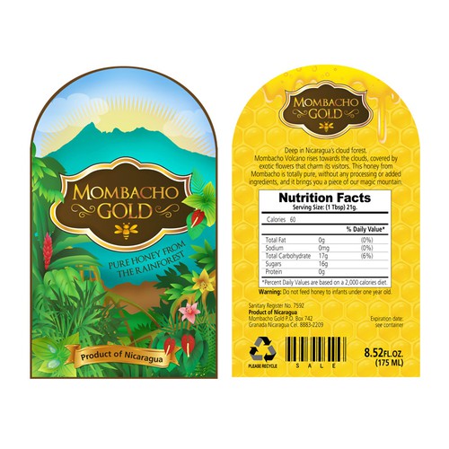product packaging for Mombacho Gold