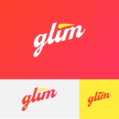 Logo design for an app call Glim
