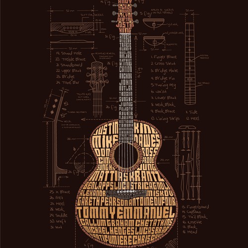 Guitar Typography