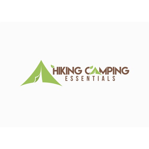 Get outdoors with a logo to capture the fun of hiking and camping